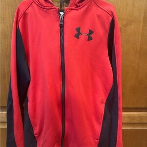 Under Armour Zip-up Hoodie, size youth medium